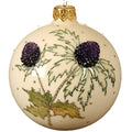 Wildflower Blown Glass Ornament - European Mouth-Blown Glass Ball